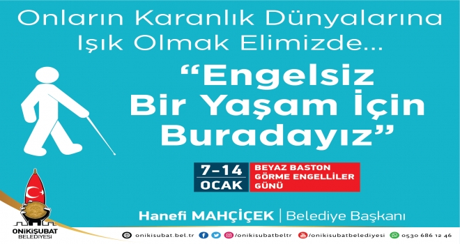 Mahçiçek Beyaz Baston Görme Engelliler Günü’nü Kutladı