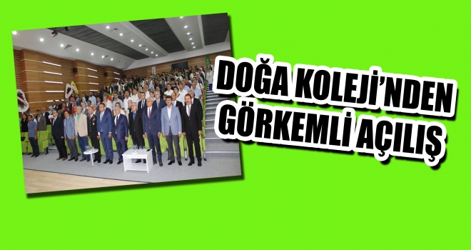 KAHRAMANMARAŞ’TA EĞİTİME TAZE KAN, DOĞA KOLEJİ