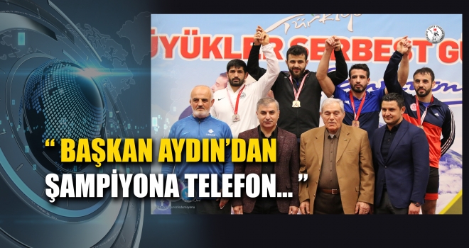BAŞKAN AYDIN’DAN GÜRBÜZ’E TEBRİK TELEFONU