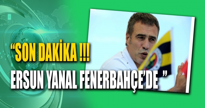 Son dakika... Ersun Yanal Fenerbahçe'de !