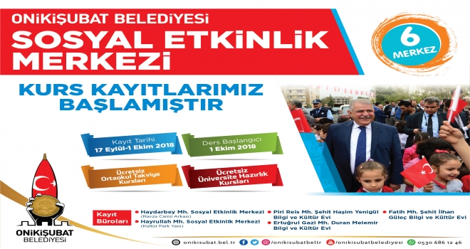 El Sanatları Kursları Başlıyor
