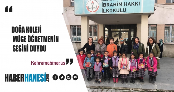 DOĞA KOLEJİ MÜGE ÖĞRETMENİN SESİNİ DUYDU
