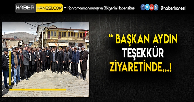 BAŞKAN AYDIN İLK ZİYARETİNİ BÜYÜKKIZILCIK MAHALLESİNE YAPTI