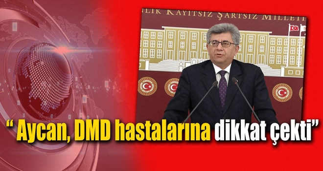 Aycan, DMD hastalarına dikkat çekti