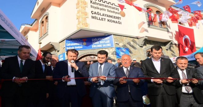 ÇAĞLAYANCERİT MİLLET KONAĞI HİZMETE AÇILDI