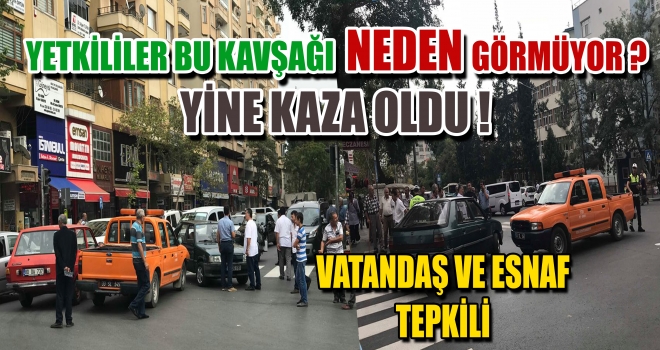 YETKİLİLER BU KAVŞAĞI NEDEN GÖRMÜYOR ? YİNE KAZA OLDU !
