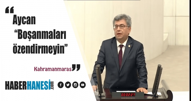 Aycan “Boşanmaları özendirmeyin”