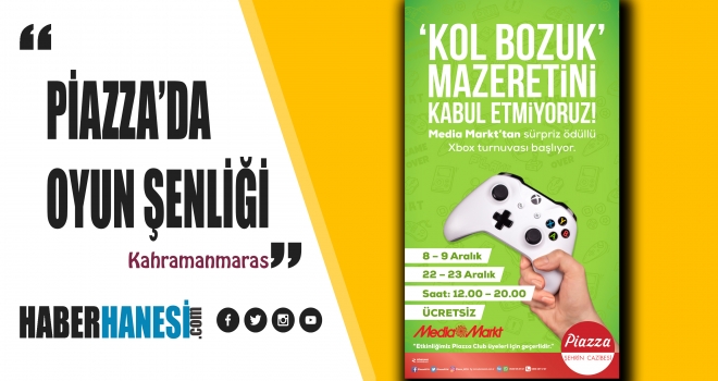 Oyun severler Piazza’da Buluşacak