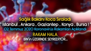Koronavirüs Vaka Sayısı Bugün Bin 186 Olarak Kayıt Edildi