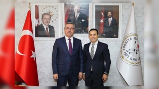 Başkanı Güngör, Güreş Federasyonu Başkanı Eroğlu ziyaret etti