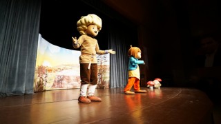 Minikler Maysa ve Bulut Gösterisini Çok Sevdi