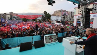 Cumhurbaşkanı Erdoğan’a Kahramanmaraş’ta Sevgi Seli