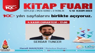 EXPO 2023 Kitap Fuarı’nın ilk konuğu Serdar Tuncer