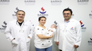 SANKO ÜNİVERSİTESİ HASTANESİNDE BEBEĞE KALP AMELİYATI YAPILDI