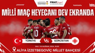Kahramanmaraş Aliya İzzetbegoviç Millet Bahçesi’nde Dev Ekranda Maç Heyecanı!