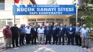 Başkan Görgel, Küçük Sanayi Sitesi'nde Esnaflarla Bir Araya Geldi