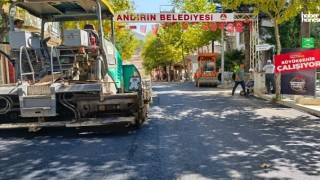 Andırın’da Yol Yenileme Seferberliği: Hükümet Caddesi Asfaltlanıyor