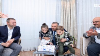 Başkan Toptaş’tan Şehit Öğretmenin Kızı Gökçe’ye Duygusal Doğum Günü Sürprizi