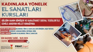 Kahramanmaraş'ta Kadınlara Yönelik El Sanatları ve Meslek Kursları Başlıyor