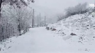 Kahramanmaraş’a Kış Geri Döndü! Kuzey İlçeler Beyaza Büründü!