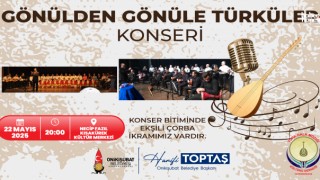 Onikişubat Belediyesi’nden Türk Mutfağı Haftası’na Özel Türkü Konseri