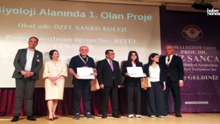 SANKO Okulları Öğrencisi Türkiye Birincisi! Fen Bilimleri Projesiyle Zirvede