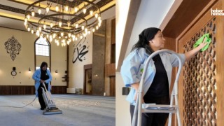 Şehitkamil Belediyesi’nden Bayram Öncesi Cami Temizliği