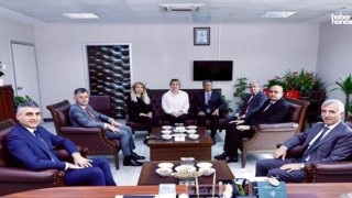 Vali Ünlüer, Yeni SGK İl Müdürü Karaoğlan’ı Makamında Ziyaret Etti