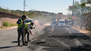 Altyapısı Tamamlanan Akyar TOKİ Yolu Sıcak Asfalta Buluştu