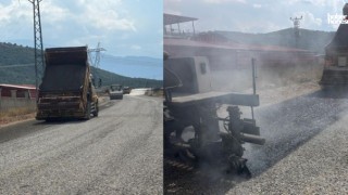 Kahramanmaraş Büyükşehir, Göksun Yeniyapan’ın Yolunda İkinci Kat Asfaltı Seriyor