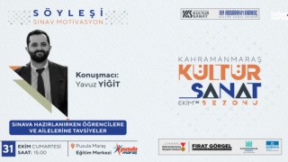 Kahramanmaraş Büyükşehir’den 31 Ekim’de Edebiyat ve Gençlik İçin İki Özel Buluşma