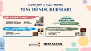 Kahramanmaraş Büyükşehir’in Kadın Sanat ve Yaşam Merkezi Atölyelerinde Yeni Dönem Başvurular Başladı