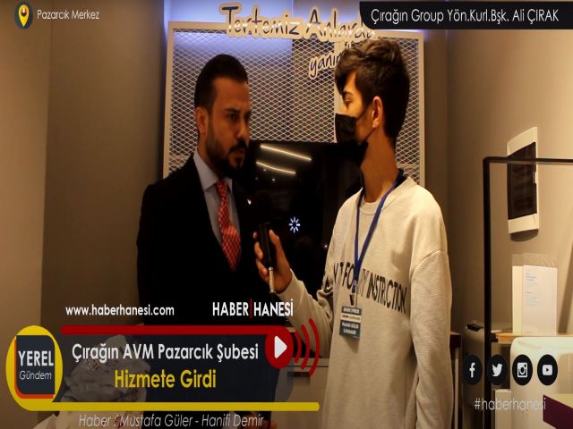 Çırağın Alışveriş Merkezi Pazarcık Şubesi Hizmete Girdi