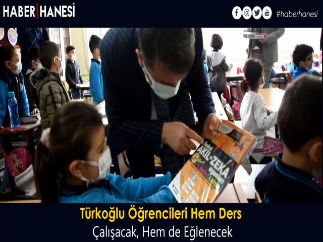 Türkoğlu Öğrencileri Hem Ders Çalışacak, Hem de Eğlenecek
